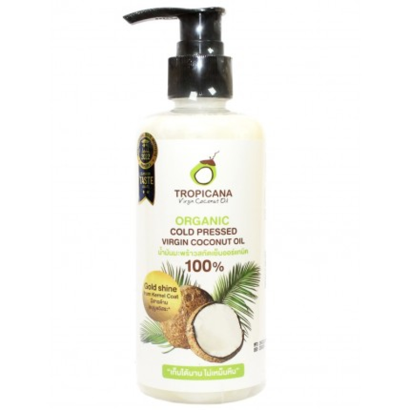 Кокосовое масло Tropicana 100% первого отжима из Таиланда 250 мл