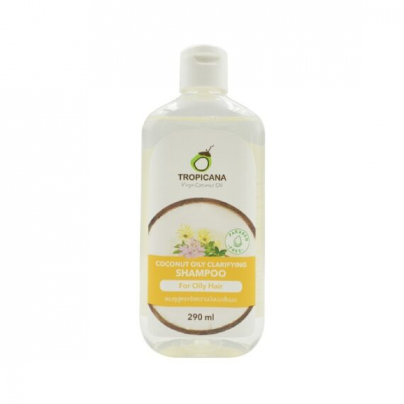 Shampooing cheveux gras Tropicana Noix de Coco sans parabènes, 290 ml