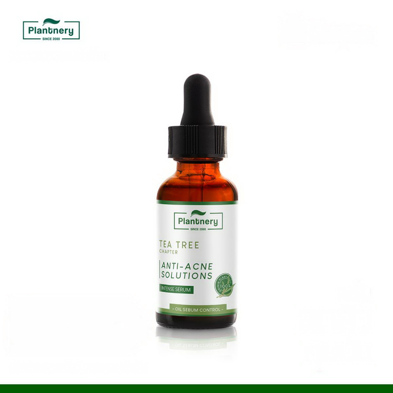 Naturalne serum do twarzy Plantnery Tea Tree Sebum Control skóra wrażliwa, mieszana, 30 g