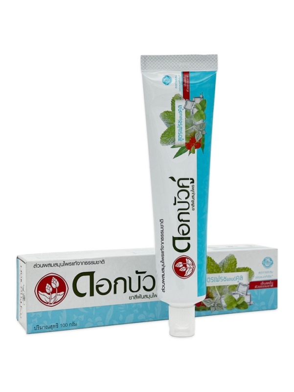 Dentifrice thaïlandais Twin Lotus Fraîcheur & Frais, 100 g