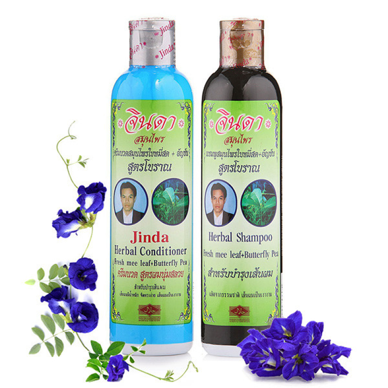 Набор для волос против выпадения Jinda Herb – шампунь и кондиционер