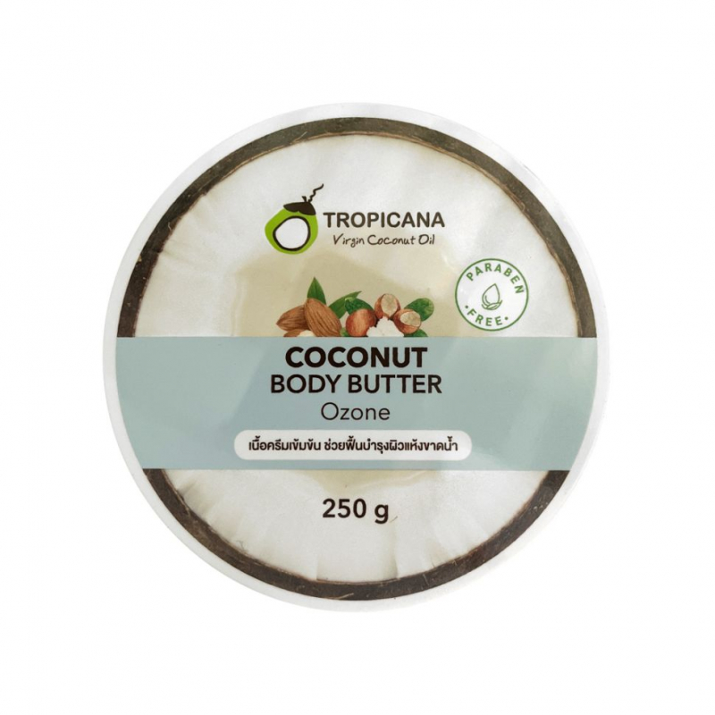 Крем для тела Tropicana Coconut Body Butter Ozone, кокосовый, 250 гр