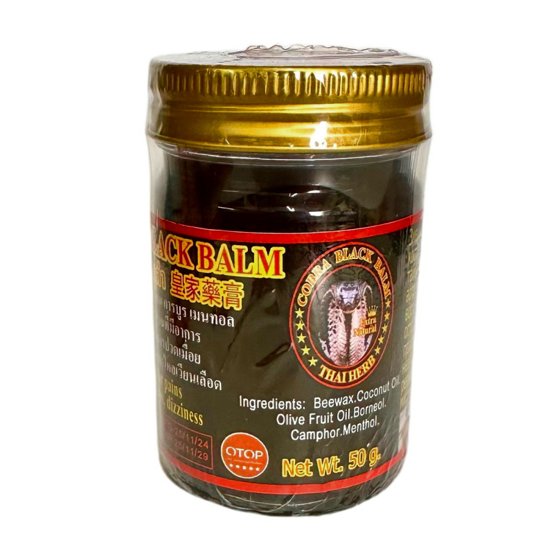Baume serpent OTOP noir, réchauffant, contre les douleurs articulaires et musculaires, 50 g