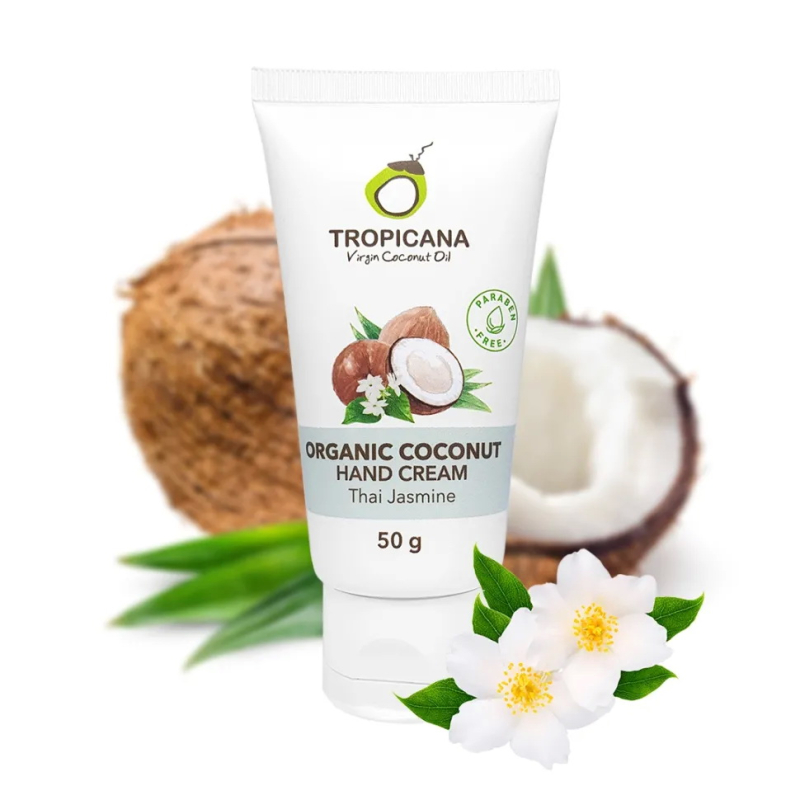 Crème pour les mains Tropicana au jasmin et à la noix de coco, 50 g