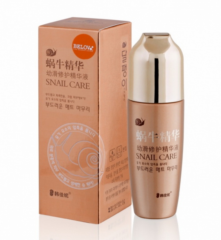 Сыворотка эссенция для лица Belov Moods HAN JIA NE SNAIL CARE с концентратом муцином улитки,45 мл