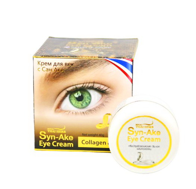 Крем для век Royal Thai Herb с коллагеном и пептидами Syn-Ake, 40 гр