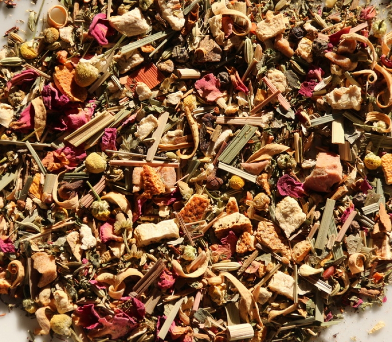 Thé ayurvédique indien pour hommes Indian Ayurvedic Herbs Tea XXL vitalité et puissance, 240 g