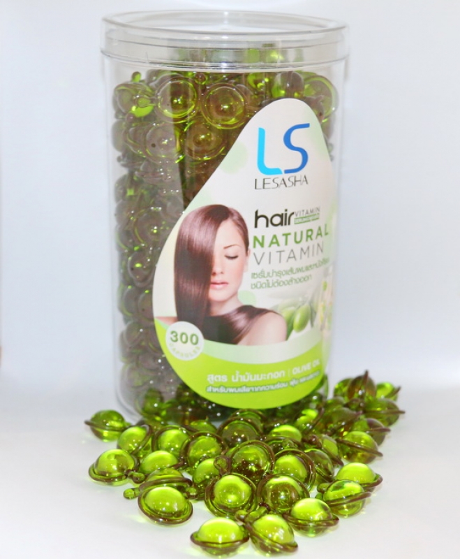Капсули для волосся оптом Lesasha Hair Serum Vitamin з оливковою олією, 300 шт