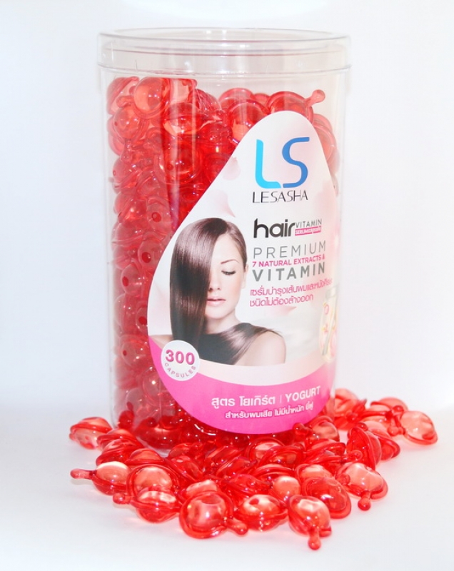 Kapsułki do włosów Lesasha Hair Serum Vitamin z jogurtem, 300 szt