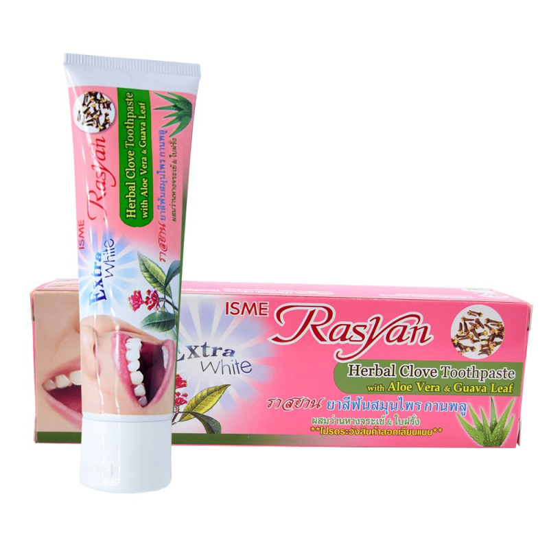 Dentifrice thaïlandais Isme Rasyan blanchissant aux herbes, 100 g
