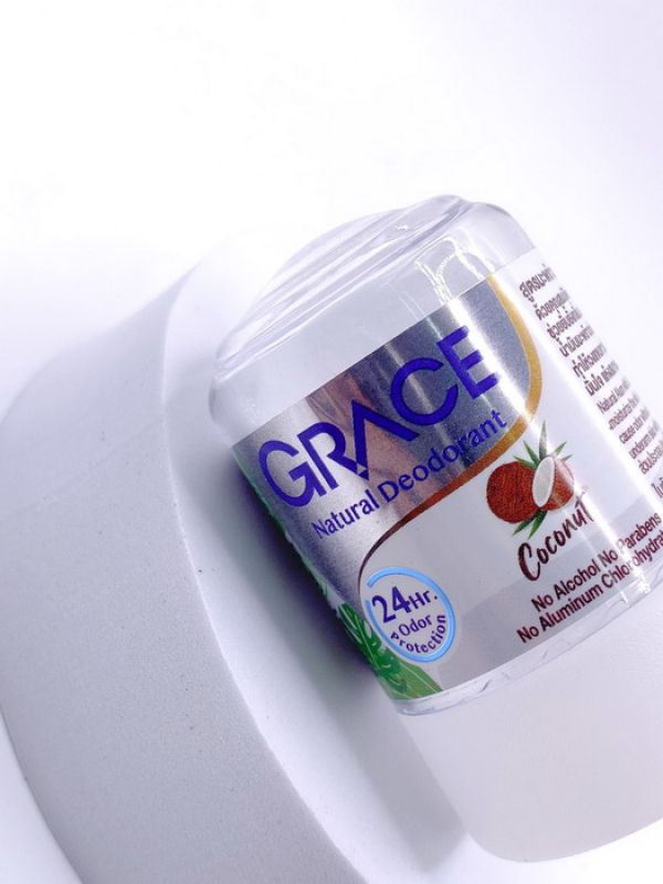 Déodorant cristal Grace naturel sec Noix de coco 50 g