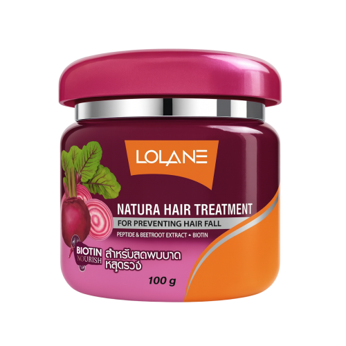 Masque anti-chute de cheveux Lolane avec peptide et extrait de betterave, 100 g