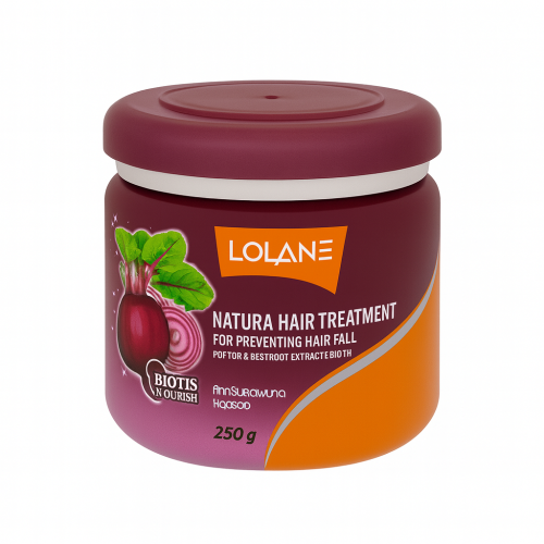 Masque anti-chute de cheveux Lolane avec peptide et extrait de betterave, 250 g