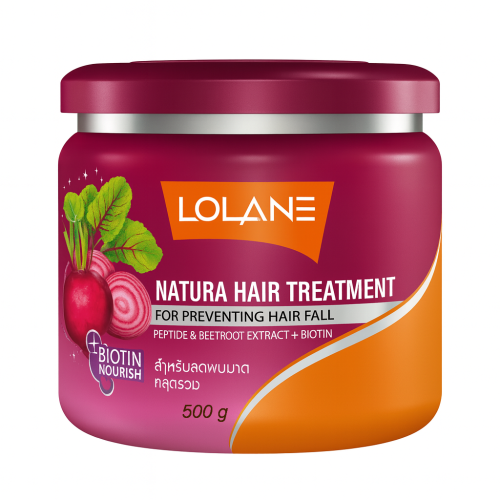 Masque anti-chute de cheveux Lolane avec peptide et extrait de betterave, 500 g
