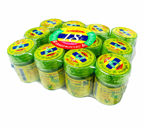 Inhalateur herbal classique contre le rhume Hong Thai 10 g, lot de 12 pièces