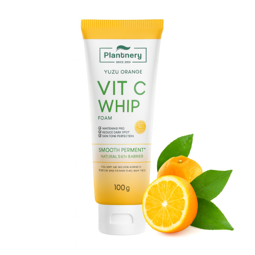 Pianka do mycia twarzy Plantnery Yuzu Orange z koncentratem witaminy C, 100 g