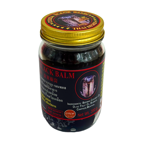 Baume serpent OTOP noir, réchauffant, contre les douleurs articulaires et musculaires, 200 g