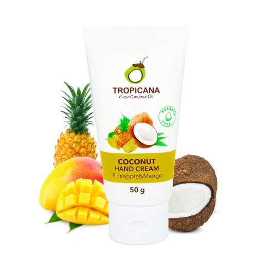 Crème pour les mains Tropicana à la noix de coco, à l’ananas et à la mangue, 50 ml