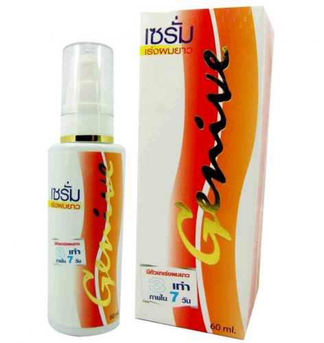 Sérum capillaire Genive concentré antichute et pousse des cheveux, 60 ml