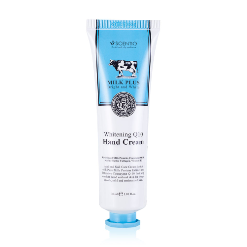 Crème pour les mains au protéine de lait et coenzyme Q10 SCENTIO Beauty Buffet, 30 g