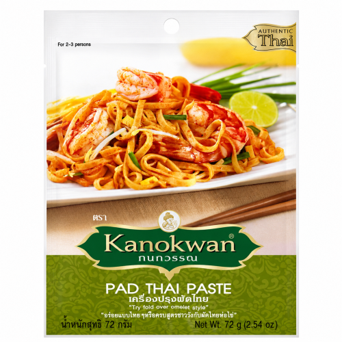 Паста для Пад Тай Kanokwan — тайська основа для локшини з м’ясом або морепродуктами, 72 г