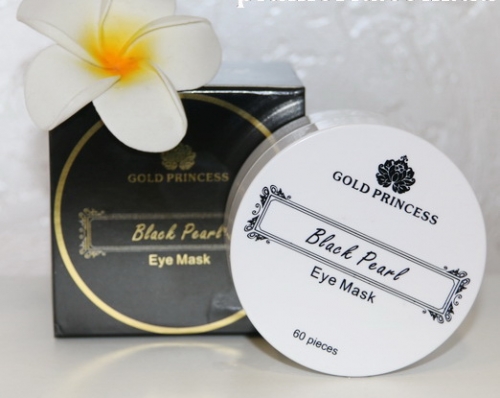 Płatki pod oczy Gold Princess, hydrożelowe, z kwasem hialuronowym, kolagenem i czarną perłą 60 szt.