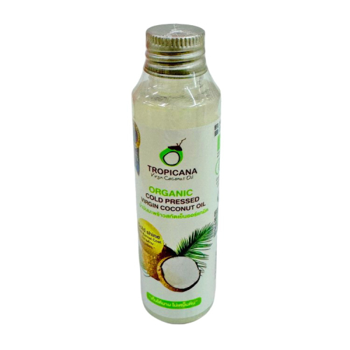 Huile de coco vierge Tropicana, pressée à froid, naturelle, Thaïlande, 50 ml