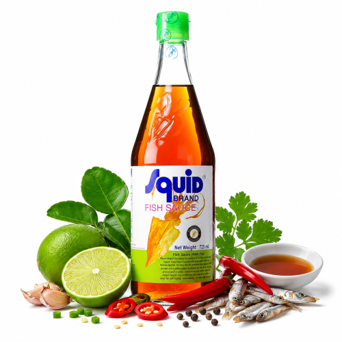 Соус рибний Squid Brand преміальний тайський з анчоусів для супів, локшини та маринадів, 725 мл