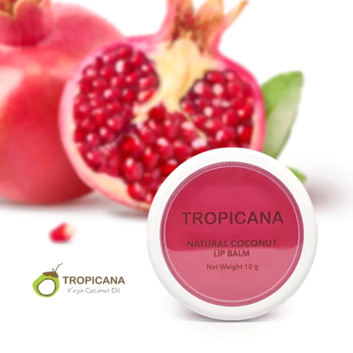 Baume à lèvres Tropicana à l’huile de coco et à la grenade, 10 g