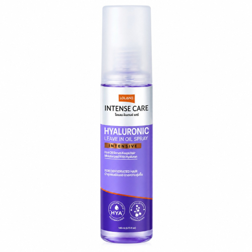 Гиалуроновый спрей-масло для волос с эффектом филлера Lolane Intense Care Hyaluronic Leave In Oil Spray, 140 мл