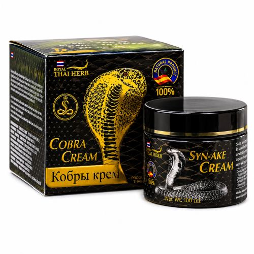 Антивіковий крем для обличчя від зморшок зі зміїним пептидом Syn-Ake Royal Thai Herb, 50 г