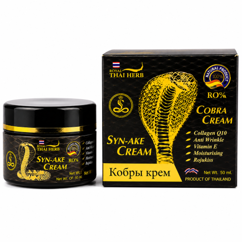 Crème anti-rides au peptide de serpent Syn-Ake Royal Thai Herb, 50 g