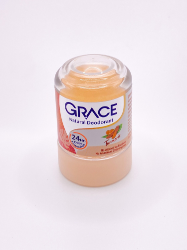 Déodorant Cristal Thaïlandais Grace à l’extrait de curcuma, 50 g: