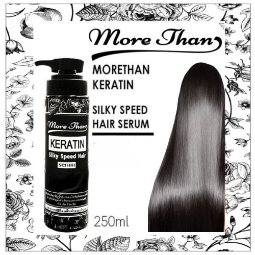 Sérum-crème capillaire More Than Keratin pour lissage et protection, 250 ml
