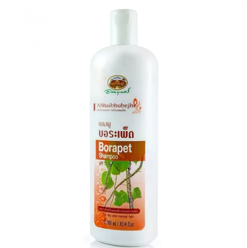 Szampon do włosów suchych Abhaibhubejhr Borapet, wzmacniający i przeciwłupieżowy, 300 ml