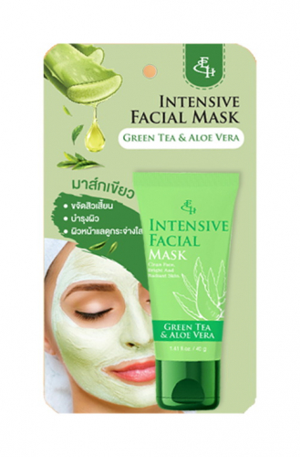 Masque visage Eliza Helena au thé vert et aloe vera, 40 g