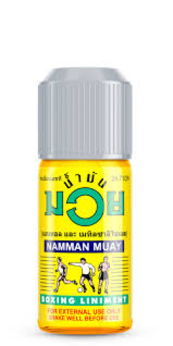 Huile Namman Muay Thai Boxing chauffante et antidouleur, 60 ml