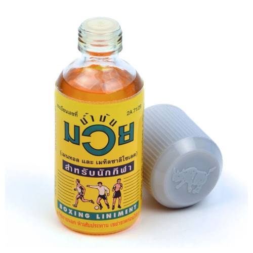 Olejek do ciała Namman Muay Thai Boxing o działaniu rozgrzewającym i przeciwbólowym, 120 ml