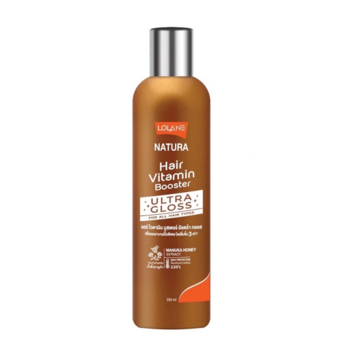 Hair Booster Lolane Ultra Gloss – Macadamia & Manuka Honey Leave-In Serum, 250 ml