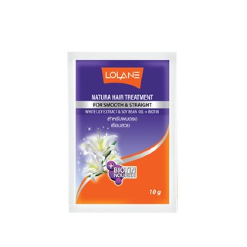 Masque capillaire Lolane à l’extrait de lys et à l’huile de soja pour la brillance et la douceur, 10 g