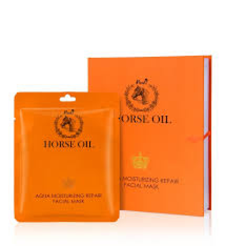 Masque en tissu pour le visage Moods à la graisse de cheval pour une hydratation profonde, 38 g