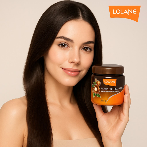 Masque capillaire nourrissant Lolane à l’huile de macadamia et effet brillance diamant, 500 g