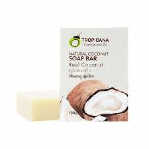 Savon à la noix de coco Tropicana pour l’hydratation de la peau, 100 g