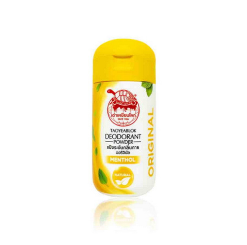 Talc herbacé Taoyeablok contre les mauvaises odeurs des pieds et du corps à la menthe, 22 g