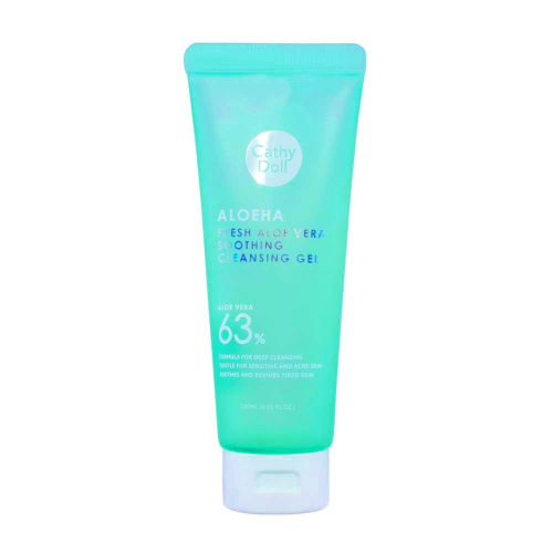 Żel do mycia twarzy Cathy Doll, koreański, aloes do skóry wrażliwej, 100 ml