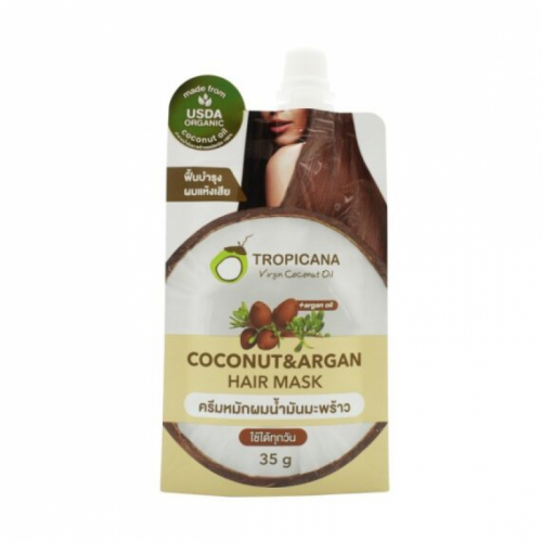 Masque capillaire Tropicana à la noix de coco et à l’huile d’argan, 35 g