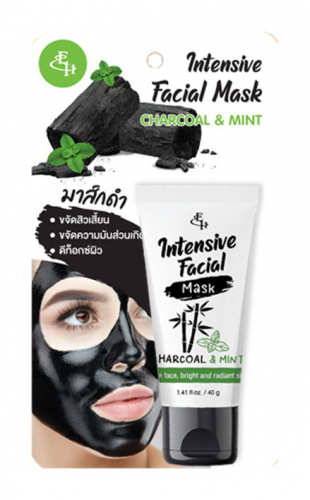 Masque visage anti-points noirs Eliza Helena au charbon et à la menthe, 40 g