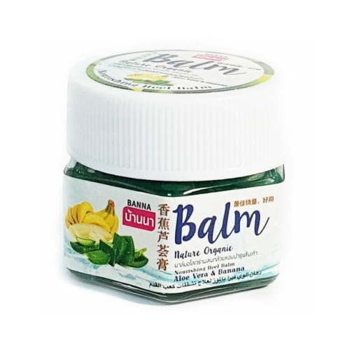 Baume Banna adoucissant pour la peau des mains et des pieds Aloe Vera & Banana, 25 g