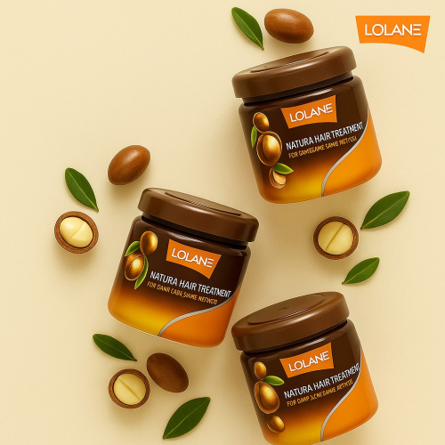 Masque capillaire nourrissant Lolane à l’huile de macadamia et effet brillance diamant, 250 g