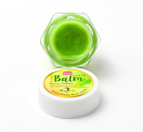 Baume pour les mains et les pieds Banna contre les crevasses à la noix de coco et à la citronnelle Nature Organic 25 g